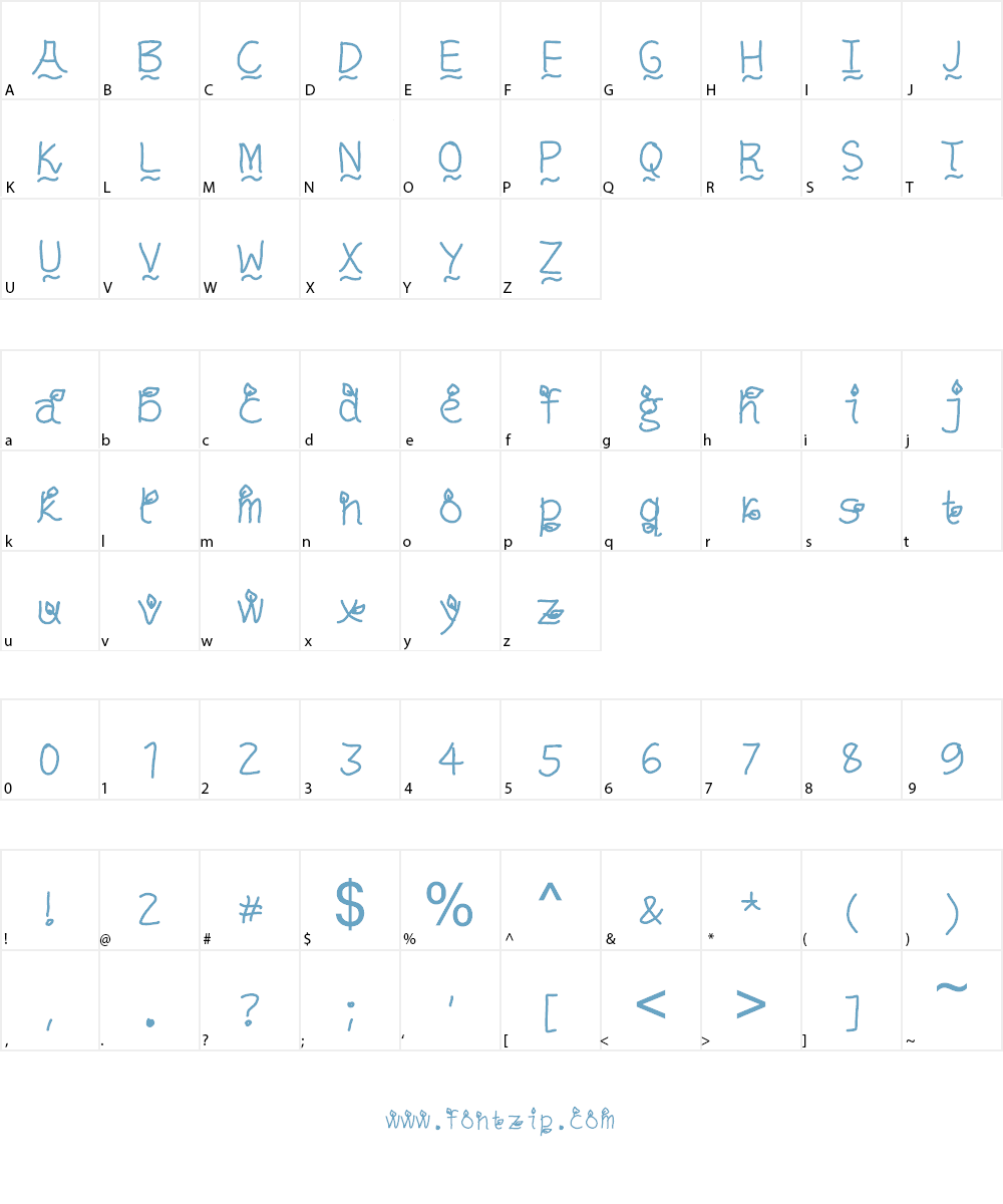 ombro naturale Font Character