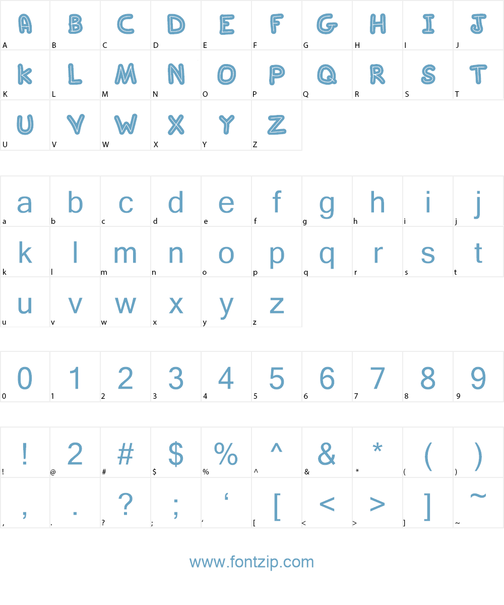 Play Demo Font Character