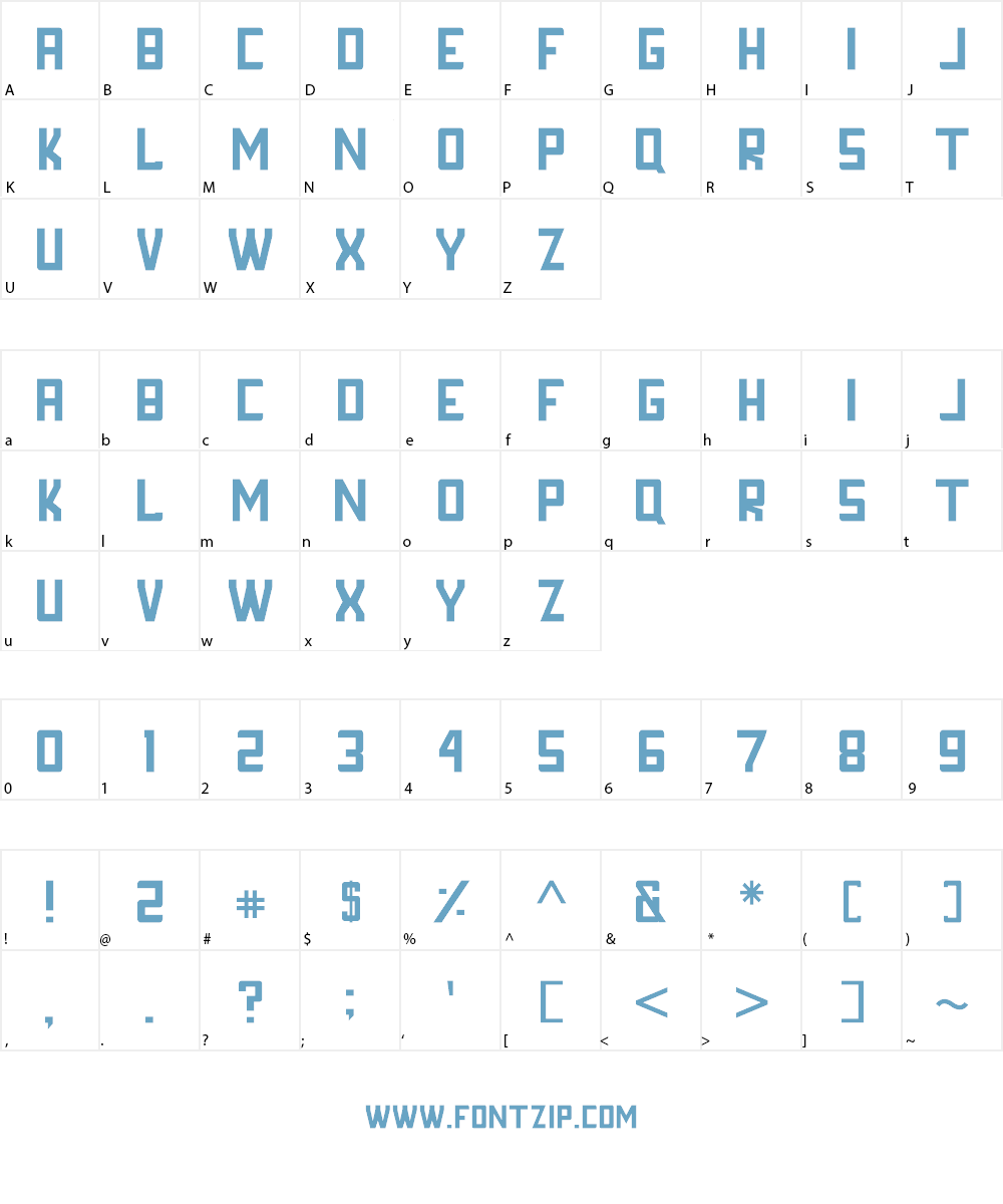 FORNEVER Font Character
