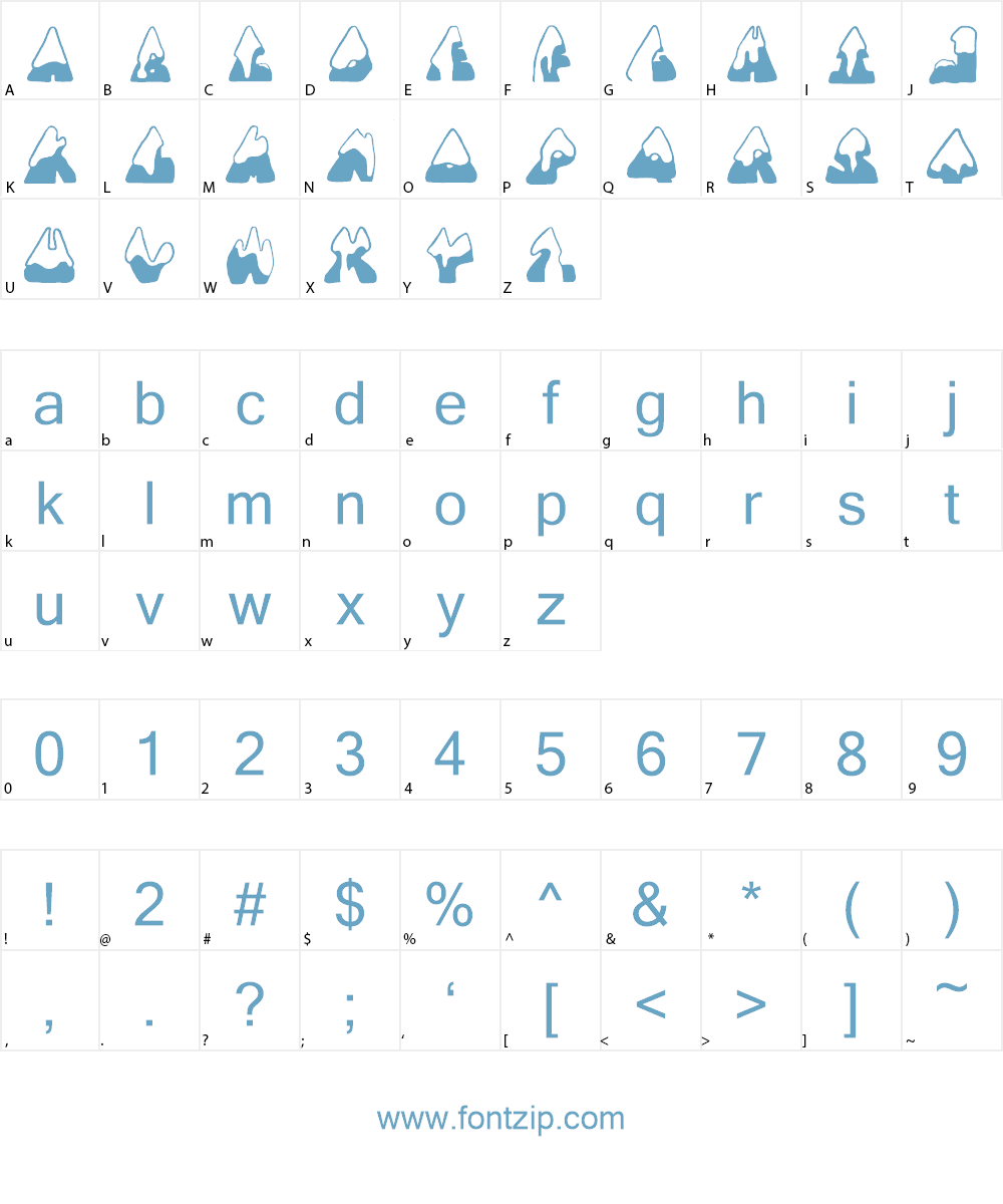 Himalayan Salt II Font Character