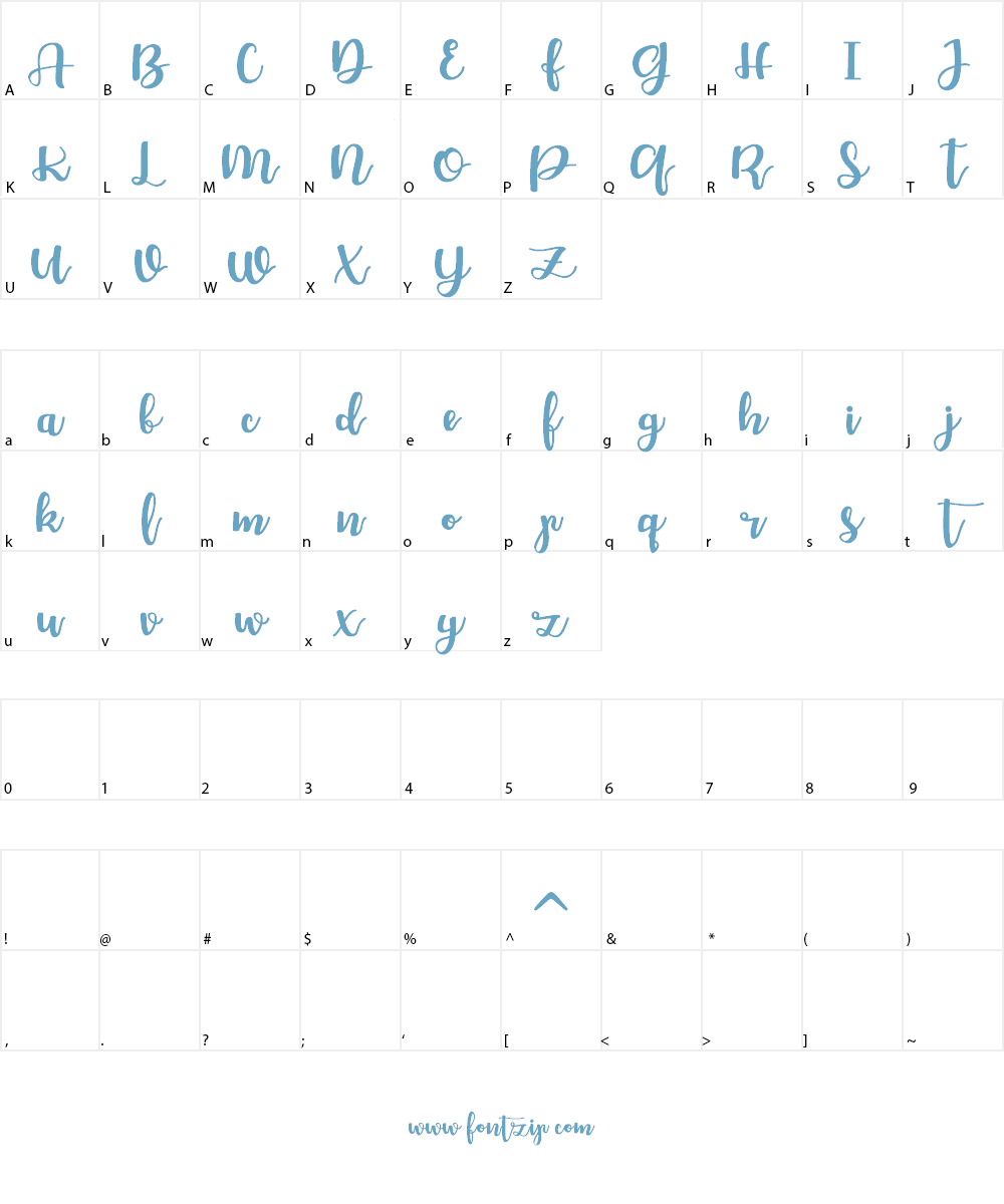 Chellion Font Character