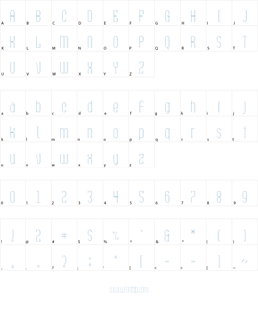 Dreamfall Font Character