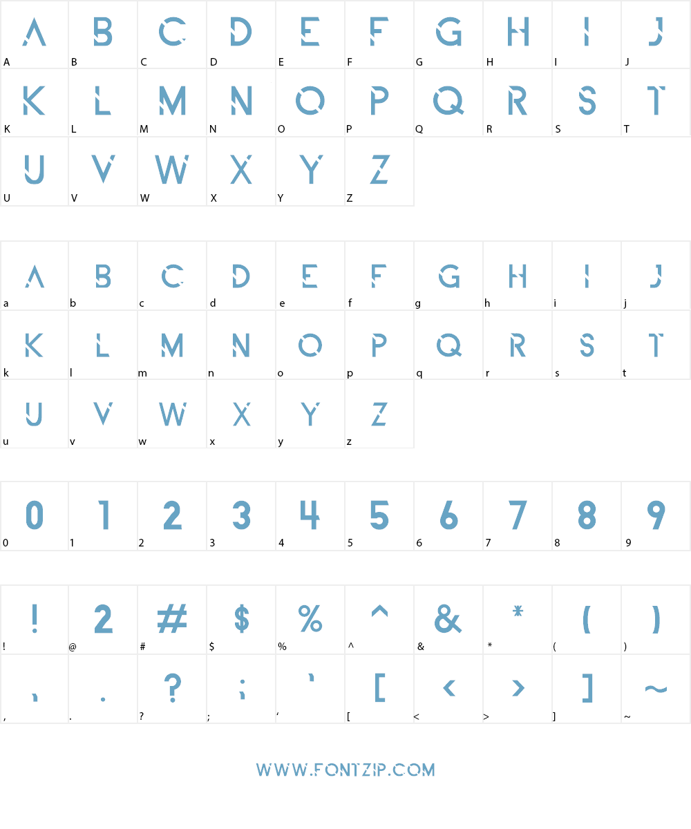 ALDITH Font Character