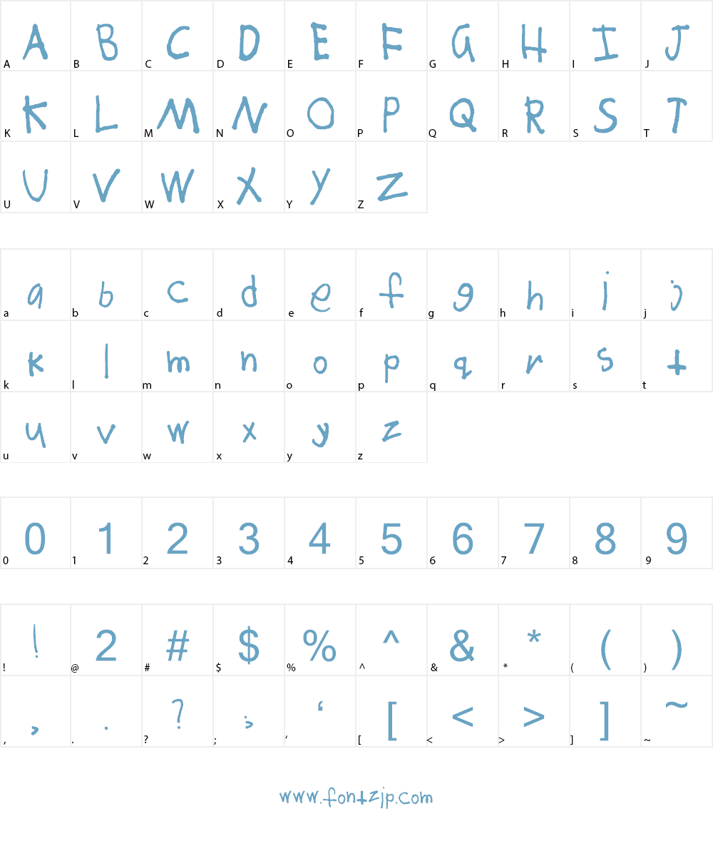 Milana Rose Font Character