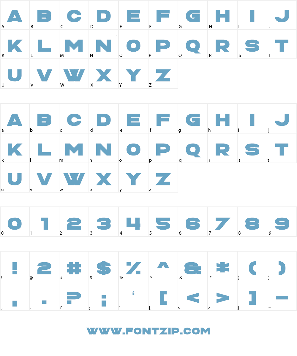 Ministry of Moron Font Character