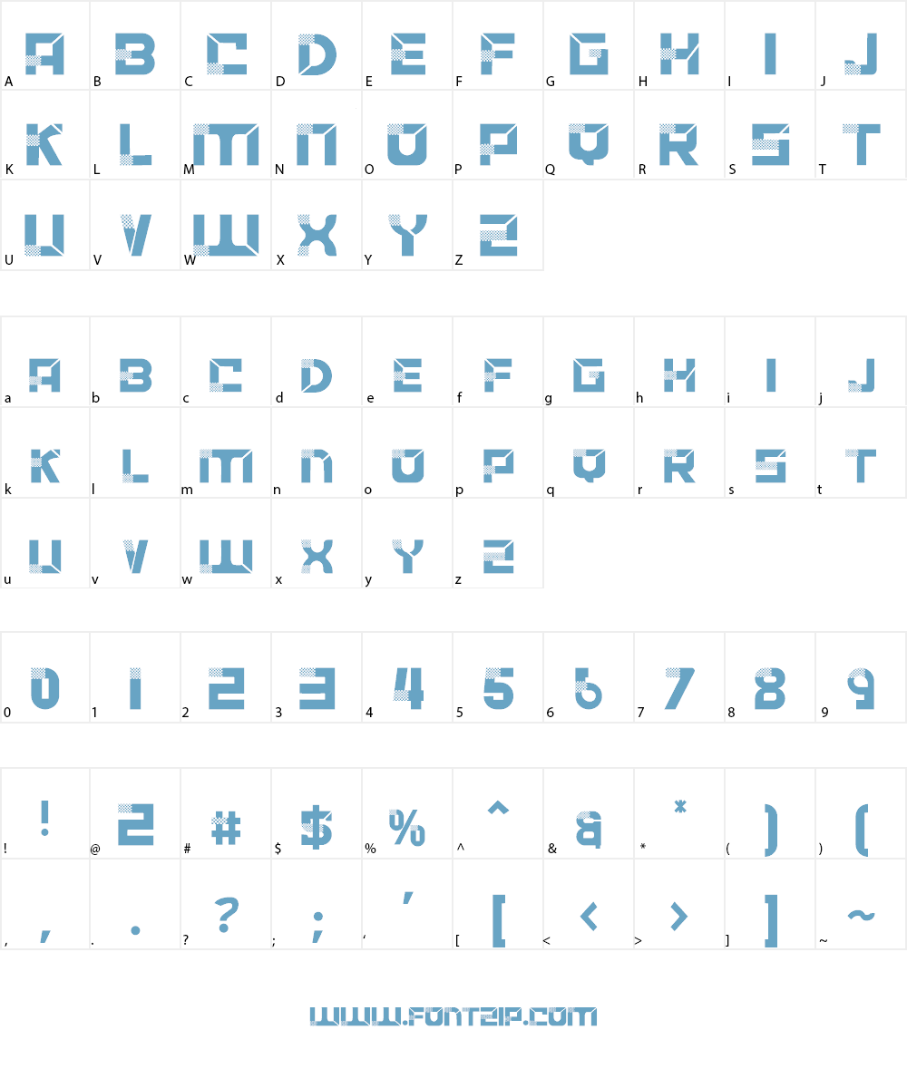 ACCELERARE Font Character