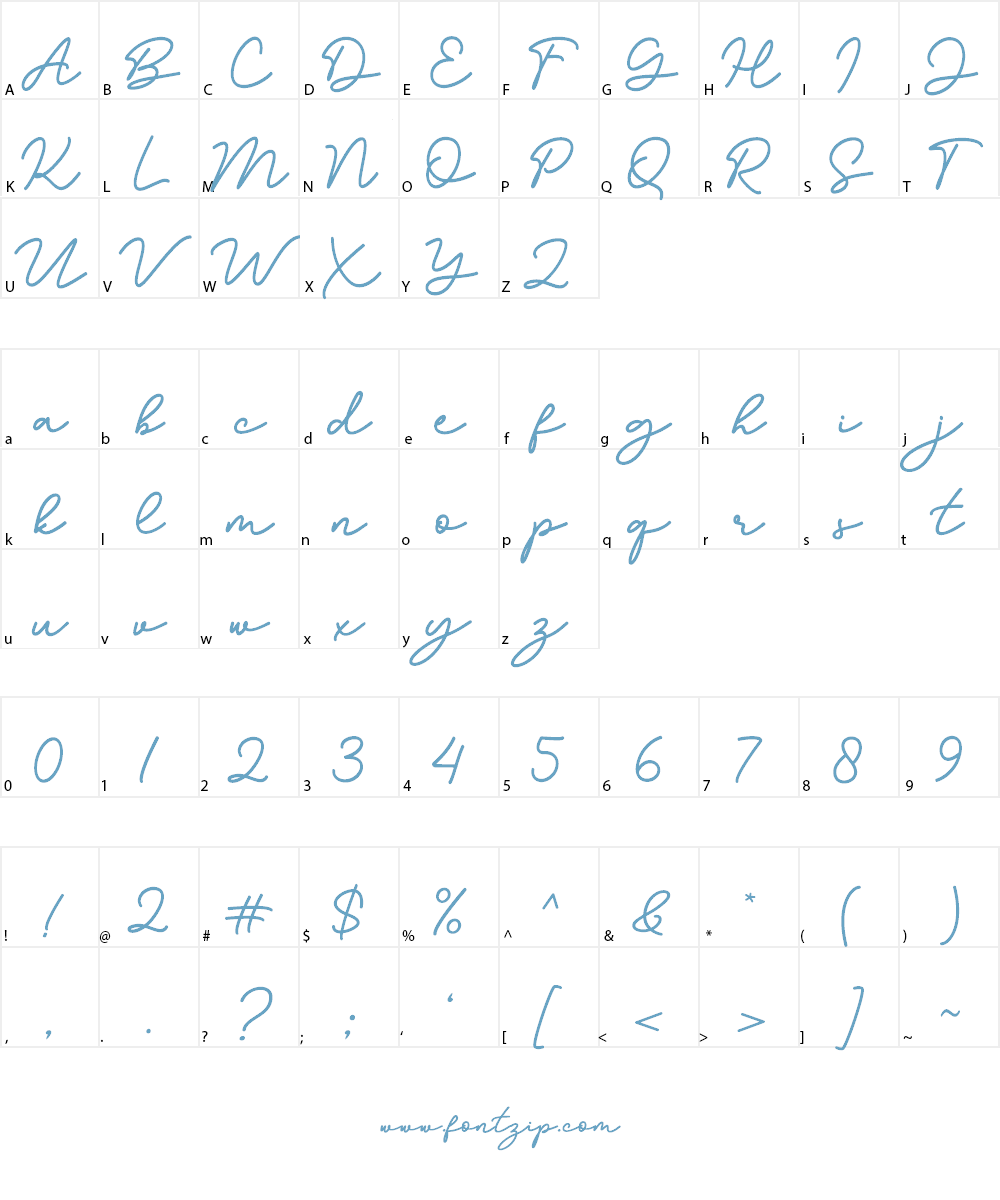 Bathilda Font Character
