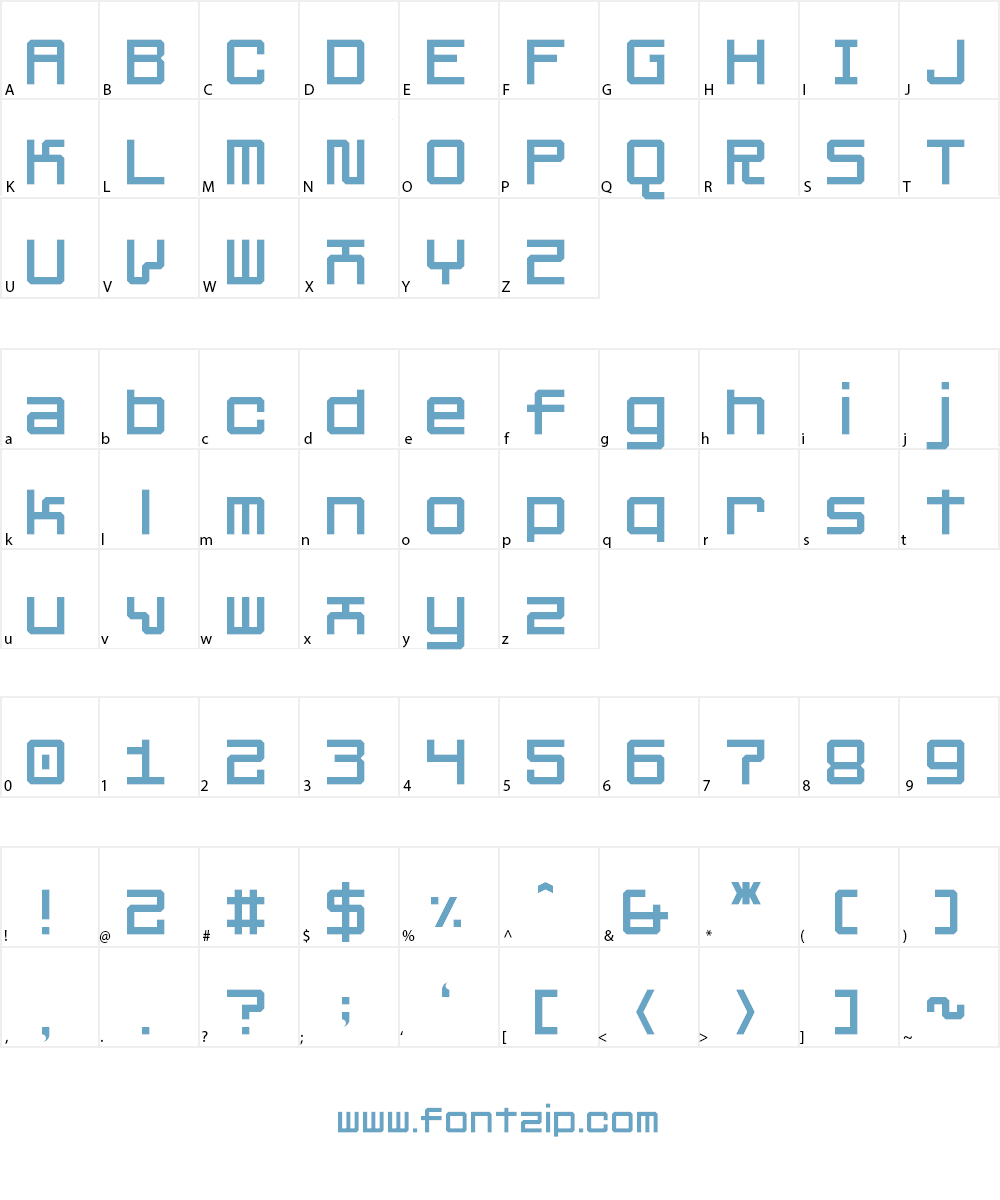 Weretiger Font Character
