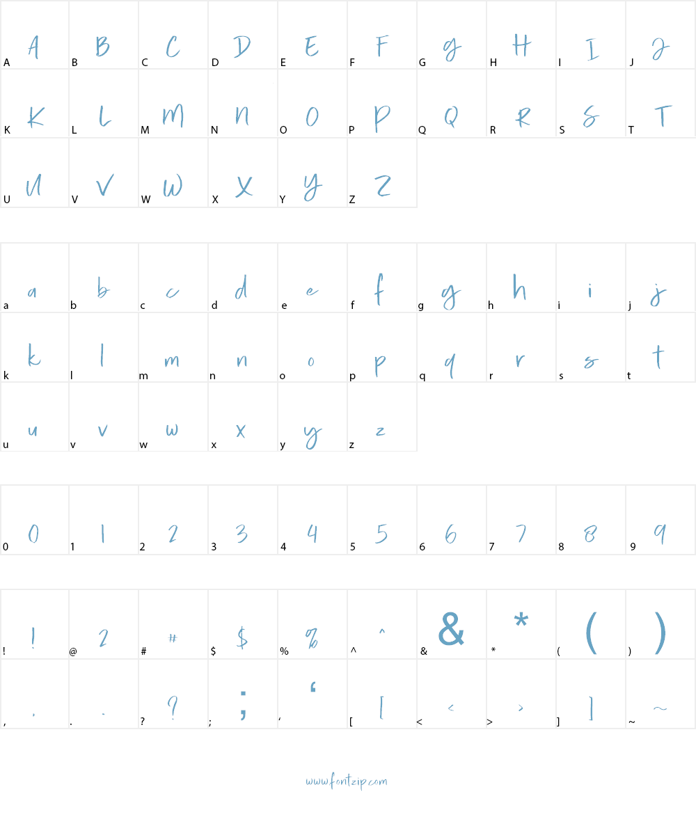 Calorie Font Character