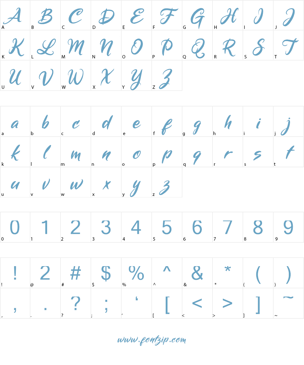 Mickey Steward Font Character