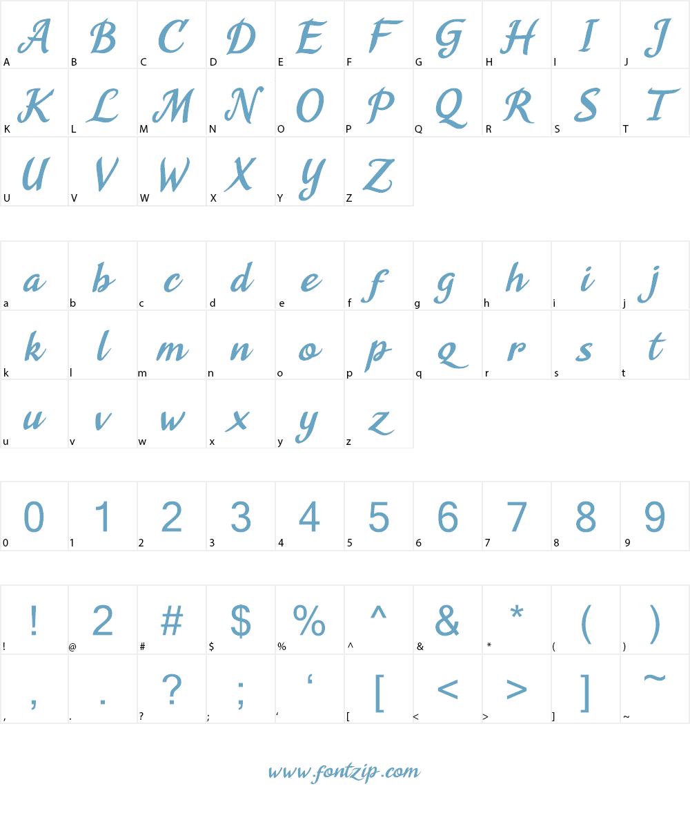 Agnesa Kyoto Font Character