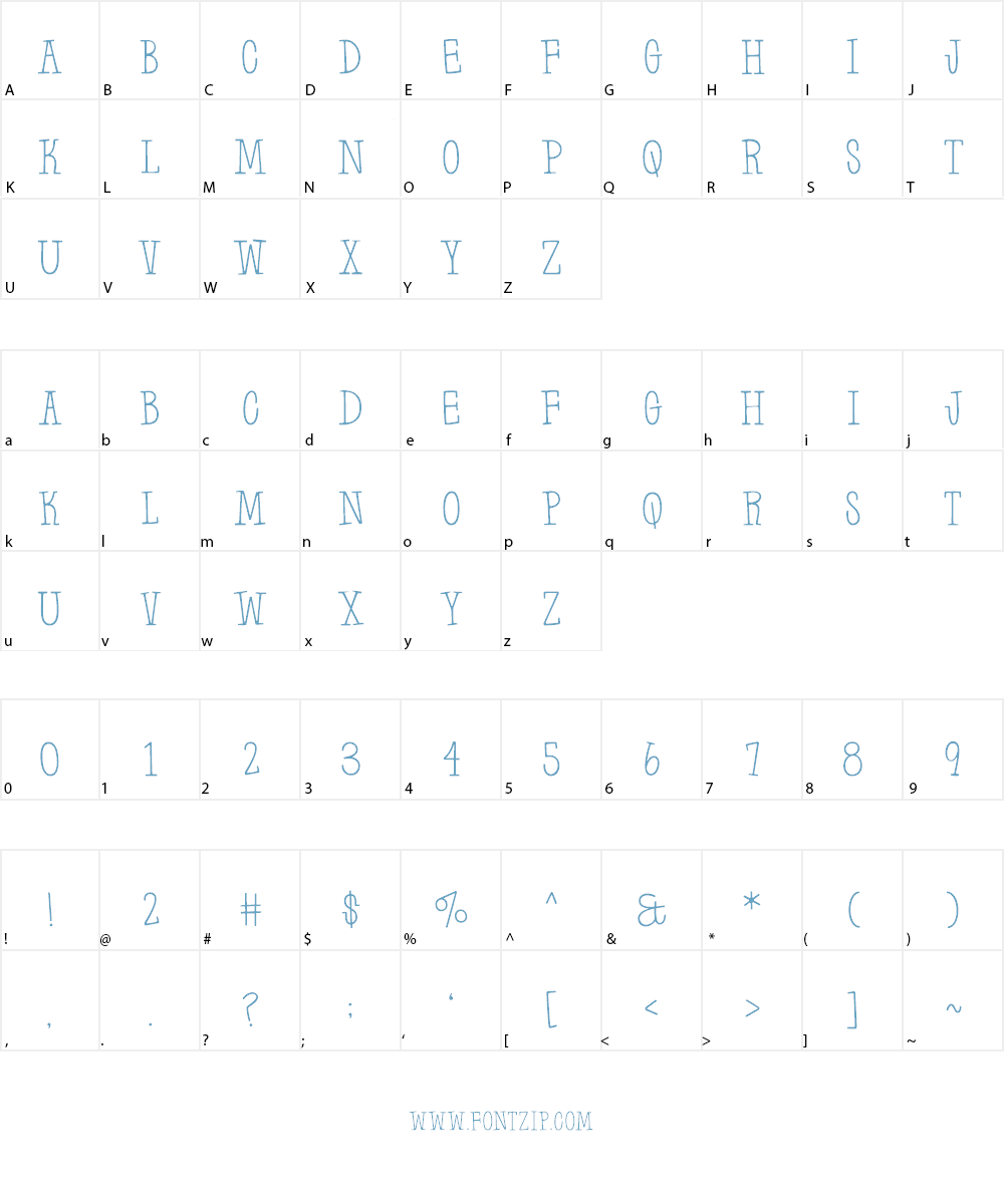 Farm to Market Font Character