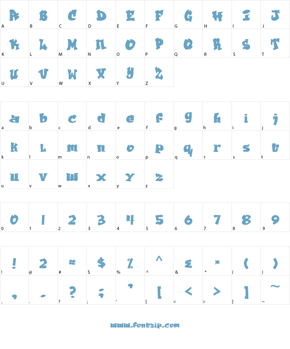 Grafitty Font Character