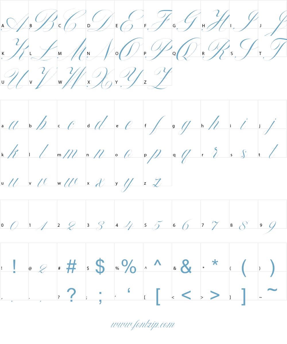 Beauty Athena Font Character