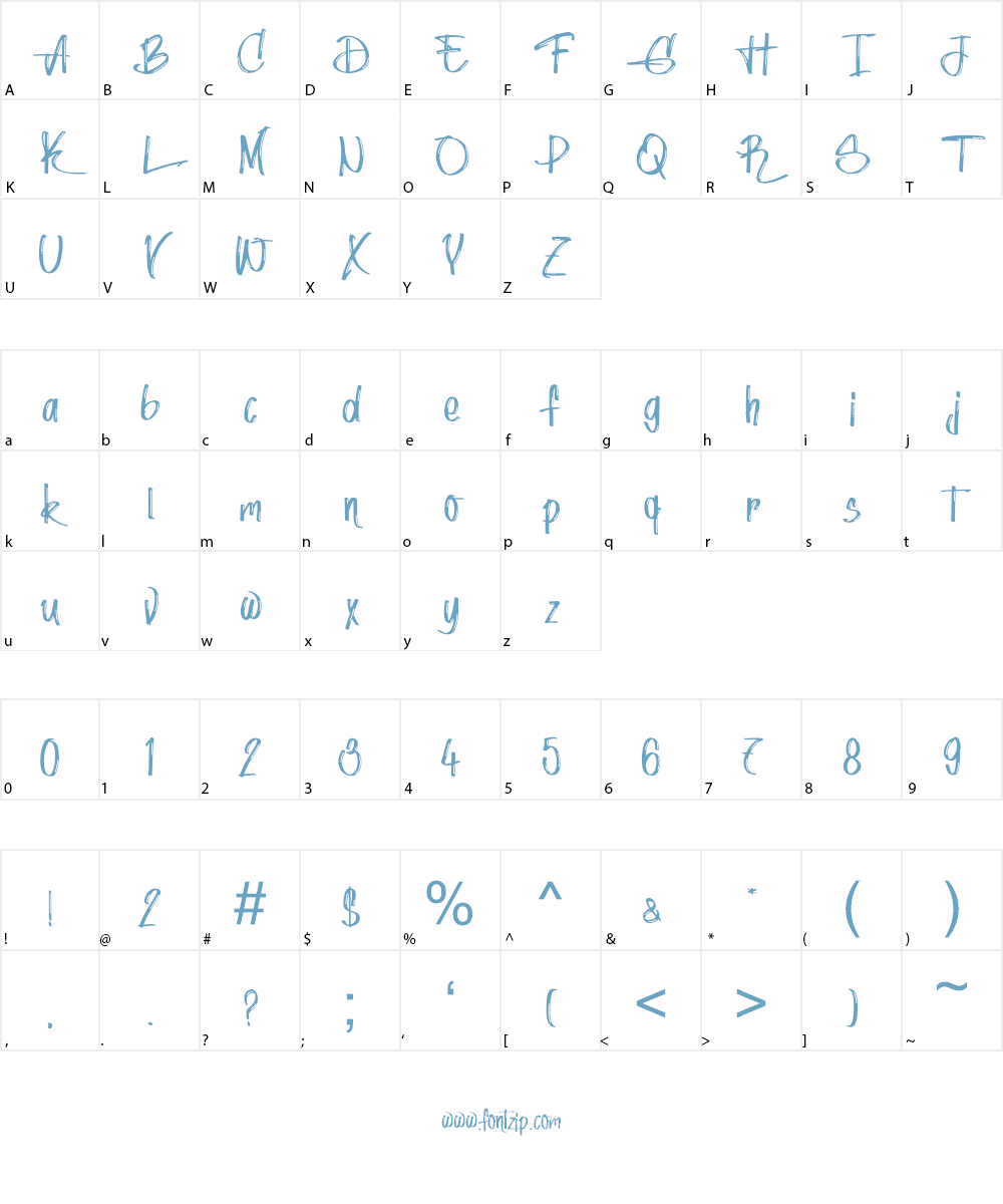 Red Lipstick Font Character
