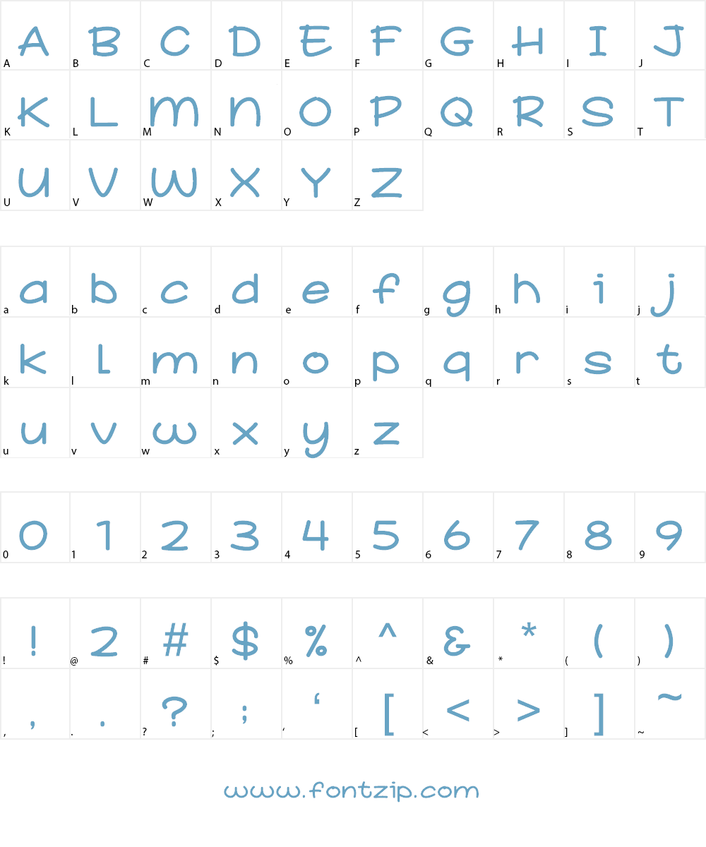 School Story Font Character
