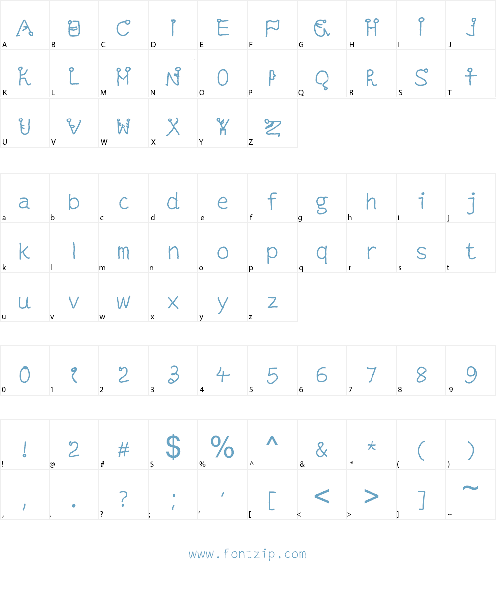 ALPHA KUNGFU Font Character