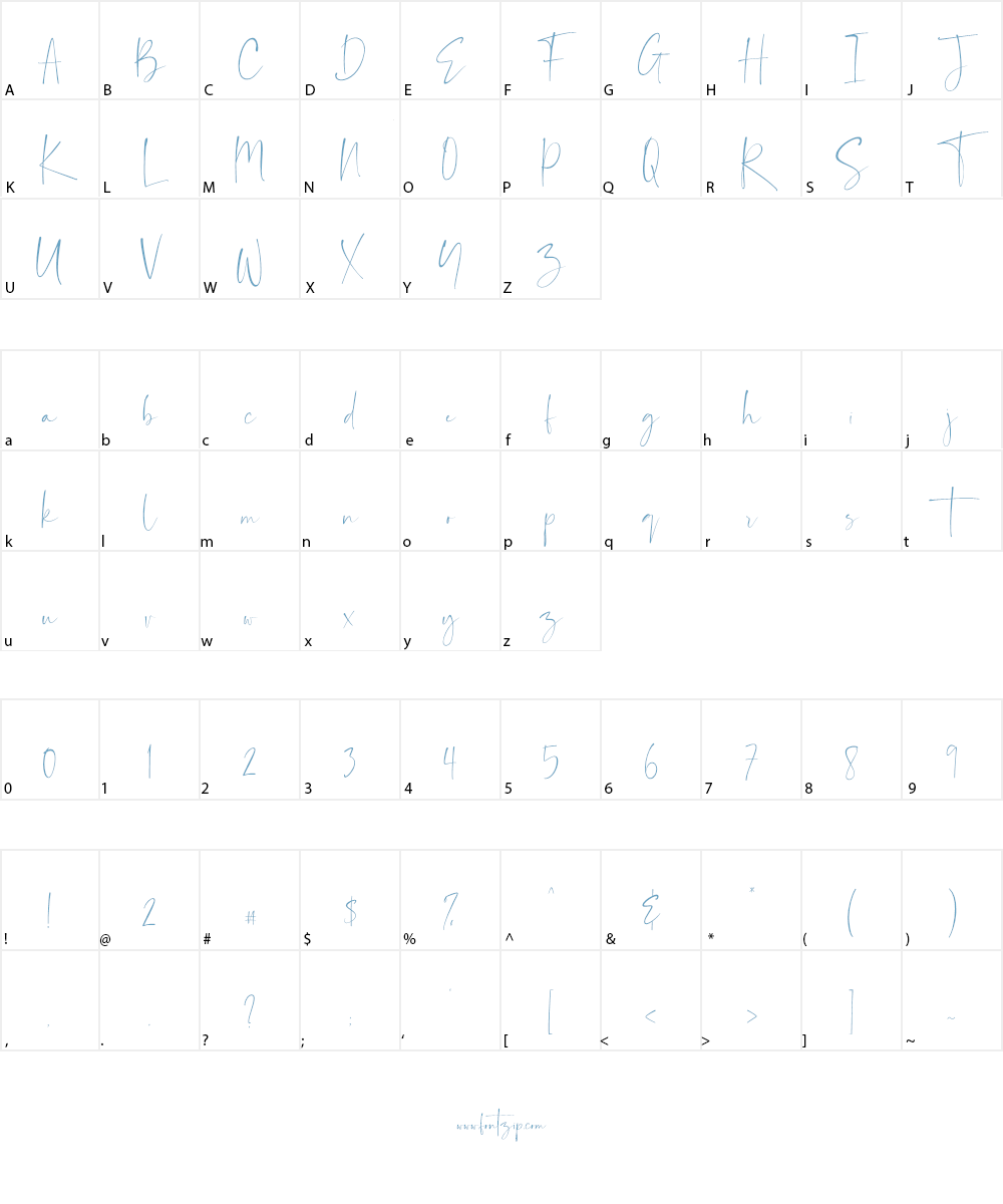 Balnes Font Character
