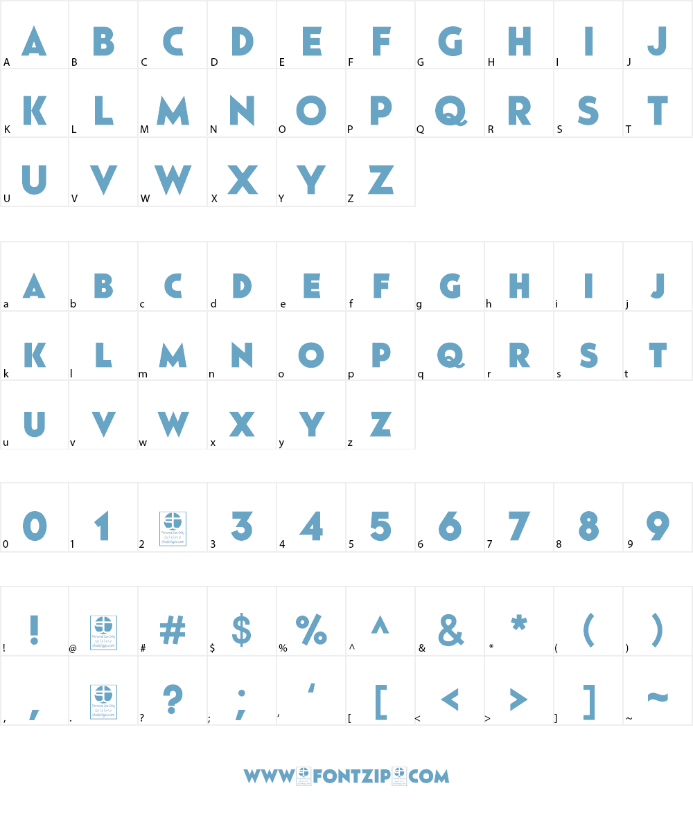 Pages Grotesque (Demo) Font Character