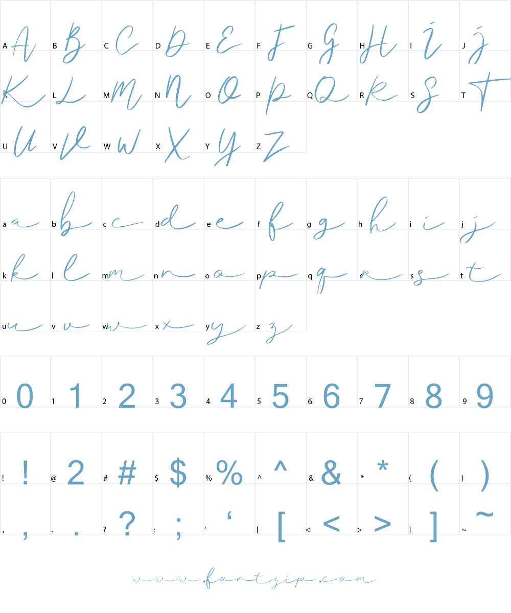 Ralisto Font Character