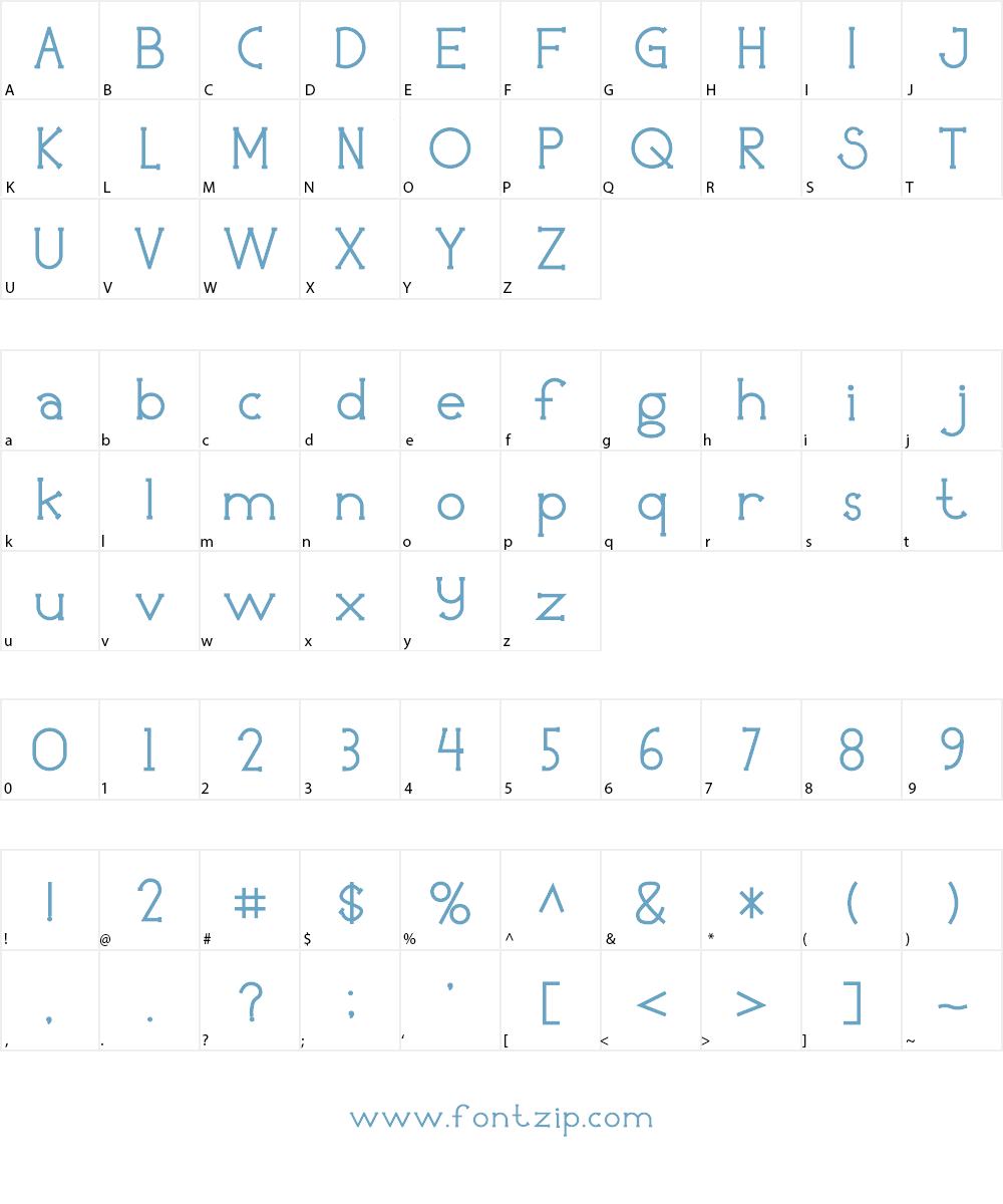 Holea Font Character