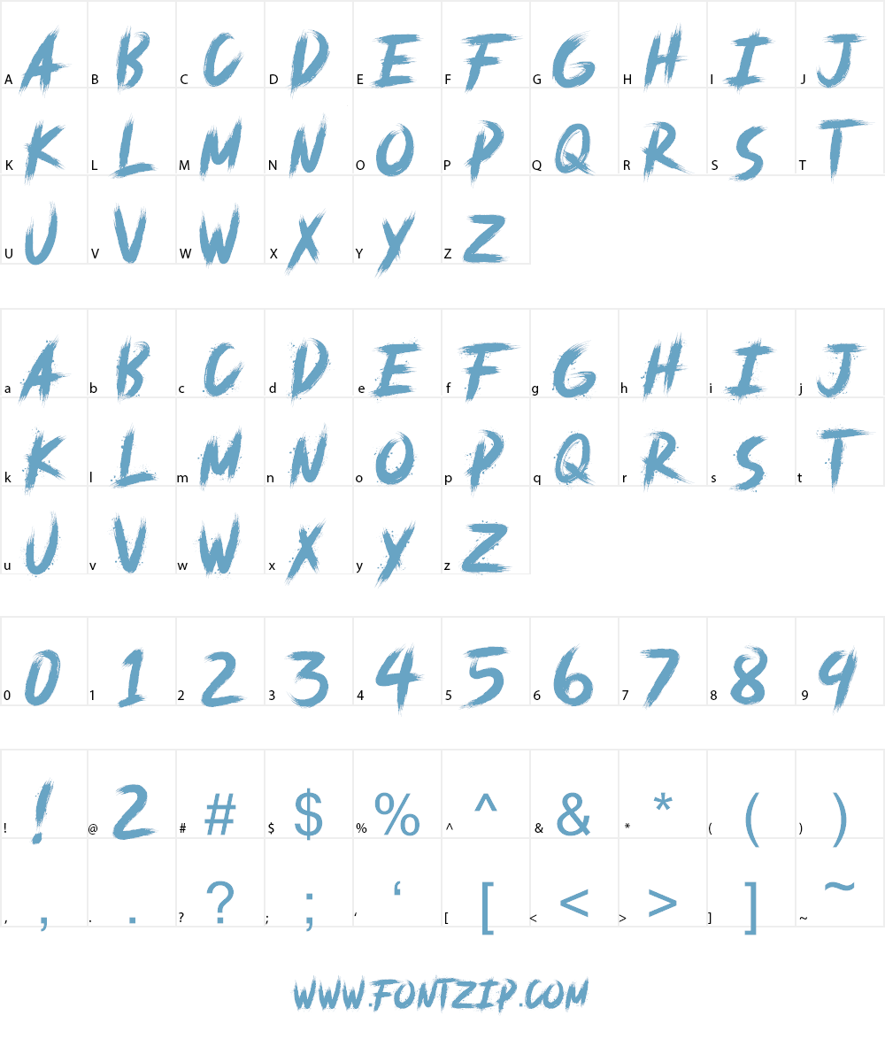 Deadpack (Demo) Font Character