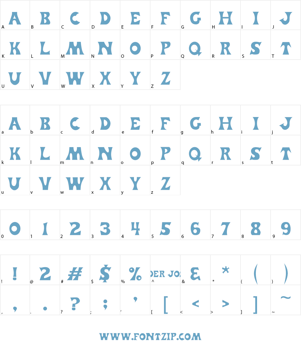 Trader Joe's Font Character