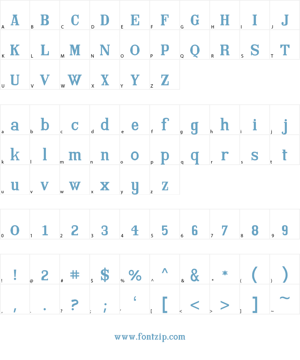 Xanthie Font Character