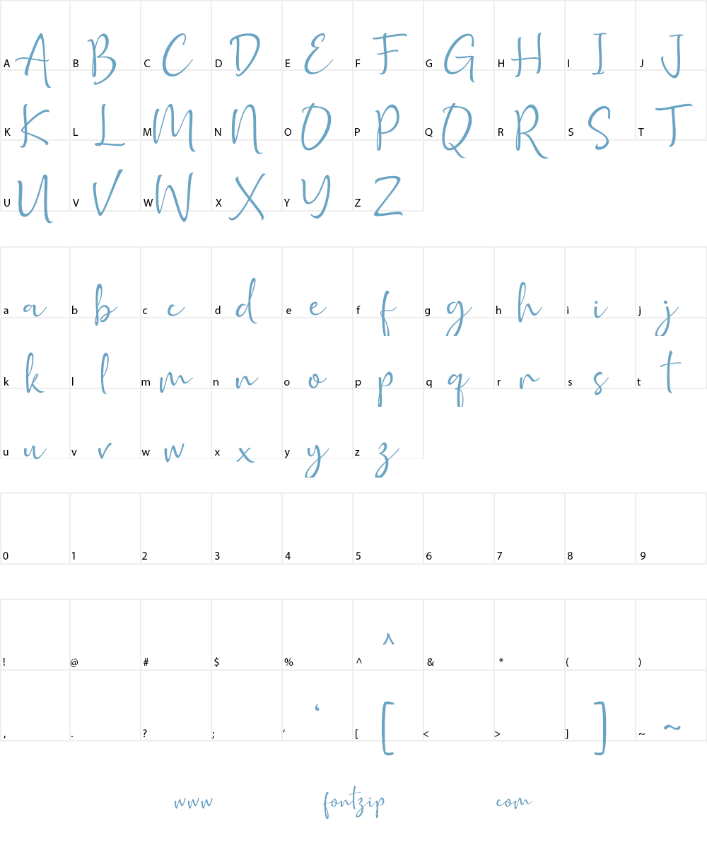Golden Class Script Font Character