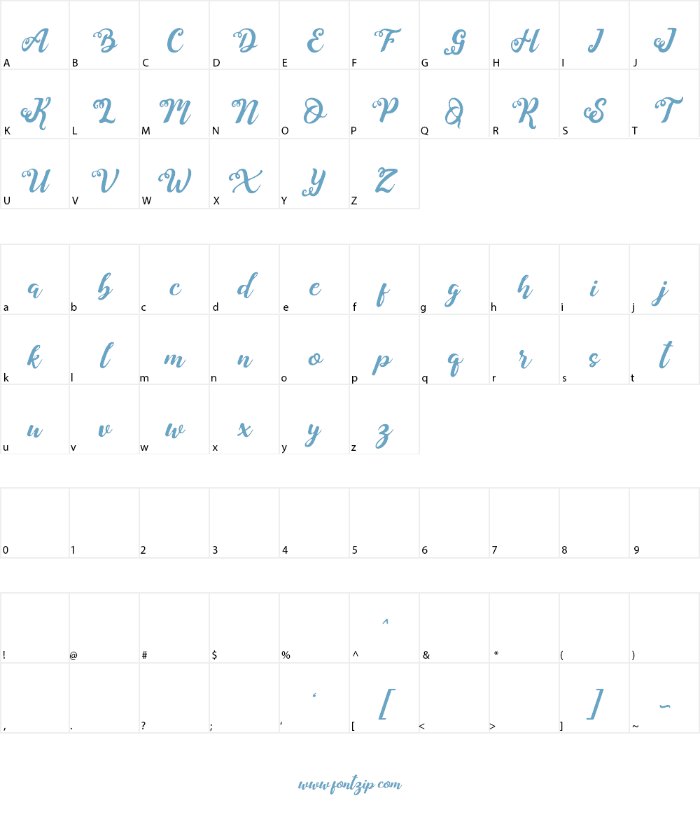Herlambang Font Character