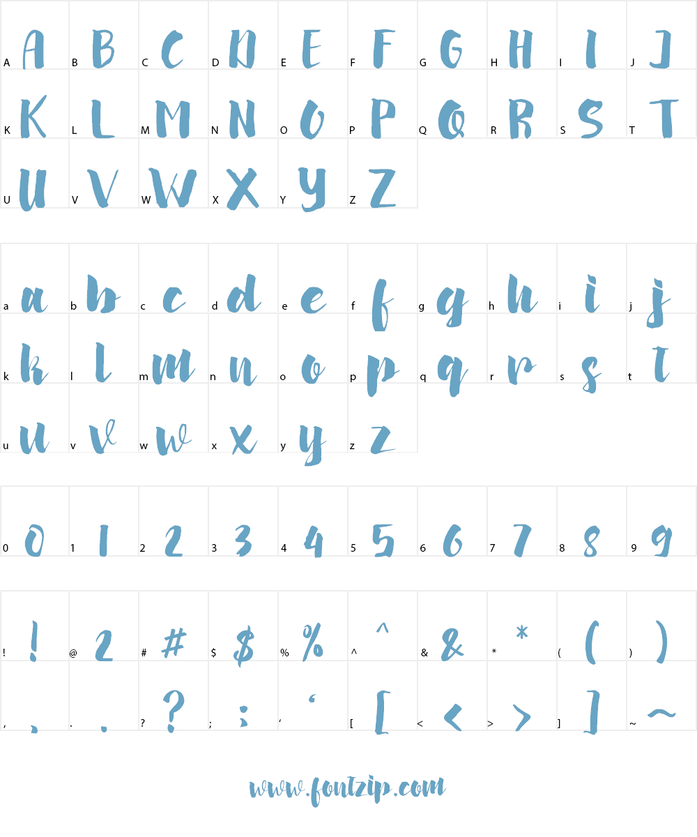 arinda Font Character