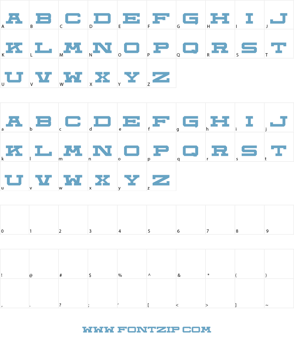 Monsters Font Character