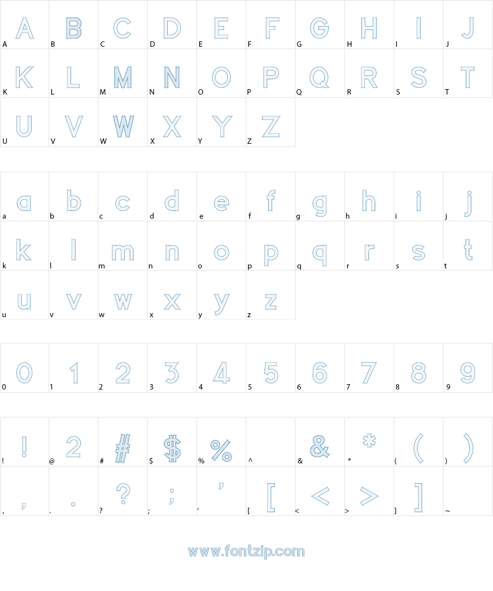 Concept Font Character