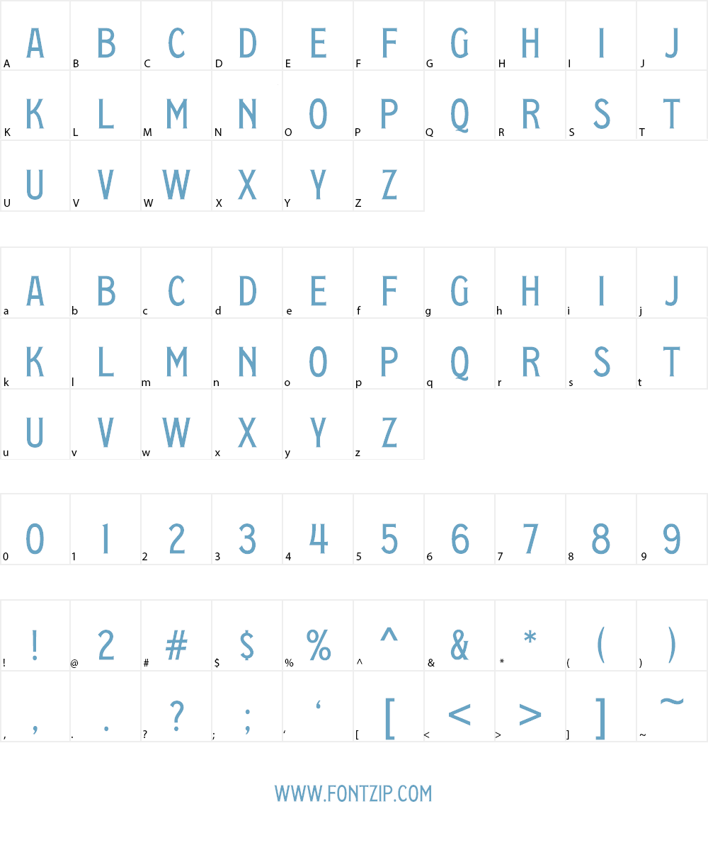 Country Cafe Caps Font Character