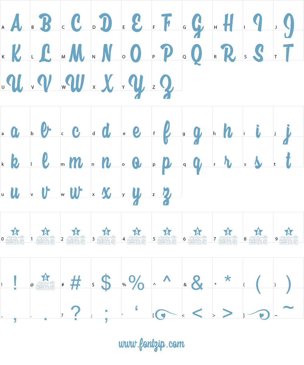 honeybe Font Character