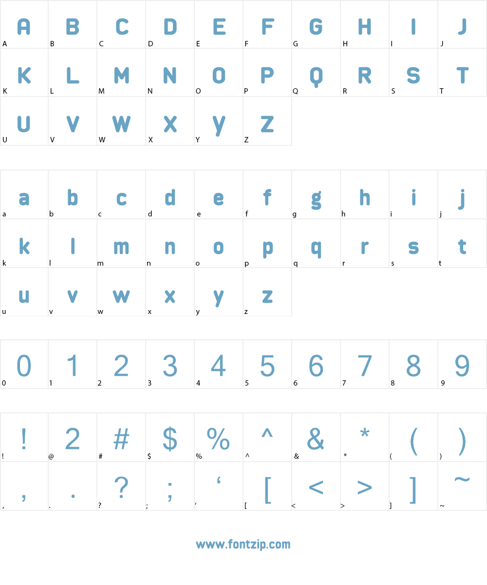Longdoosi Font Character