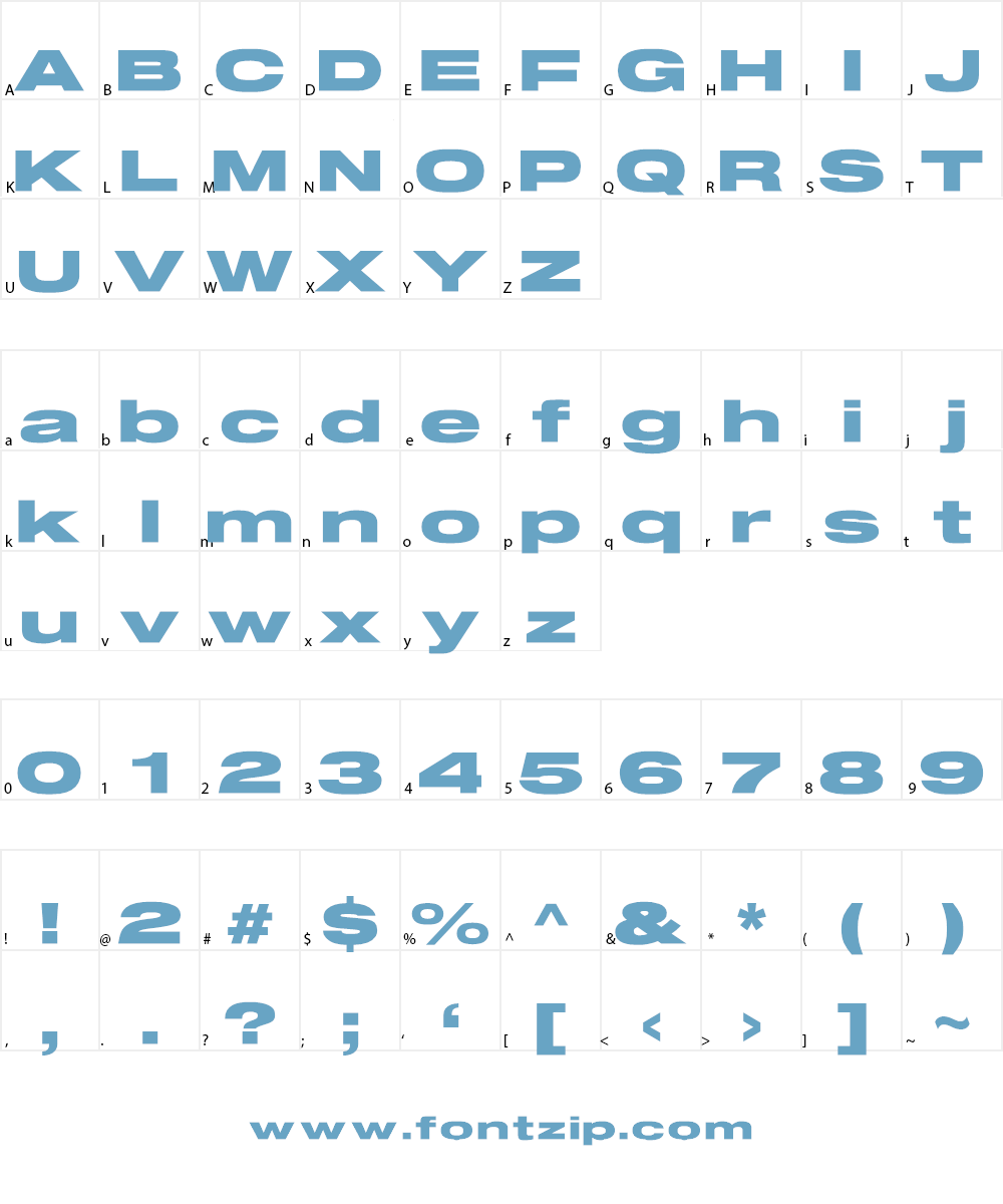 MATROSKA Font Character