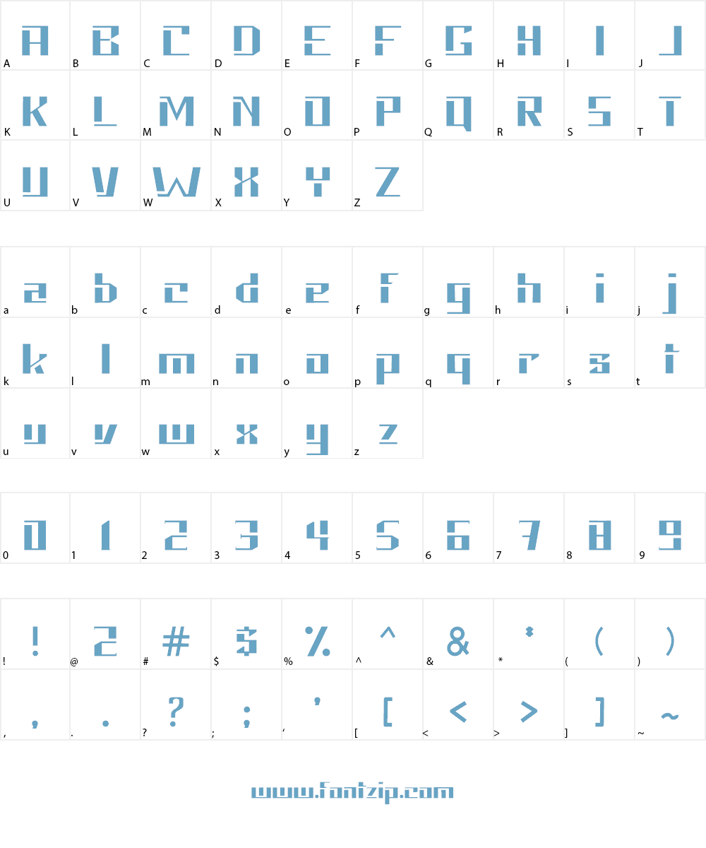 Neolion Font Character