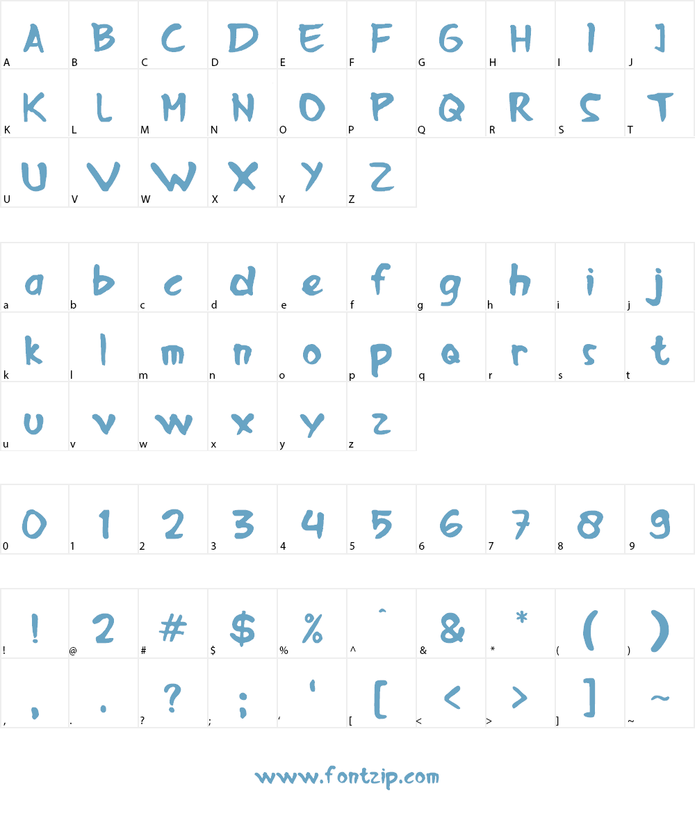 Roar Bold Font Character