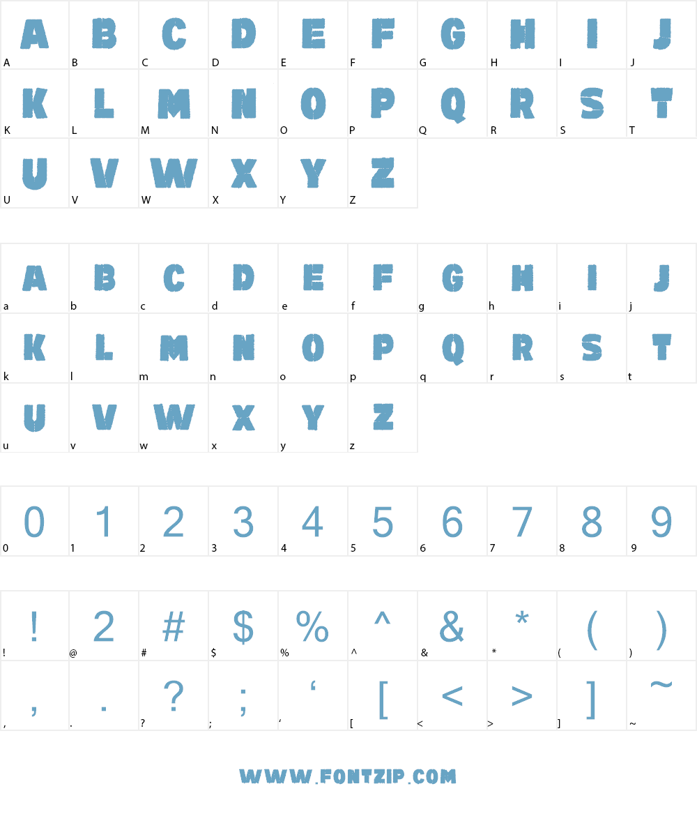 Suspiria Vampira Rough DEMO Font Character