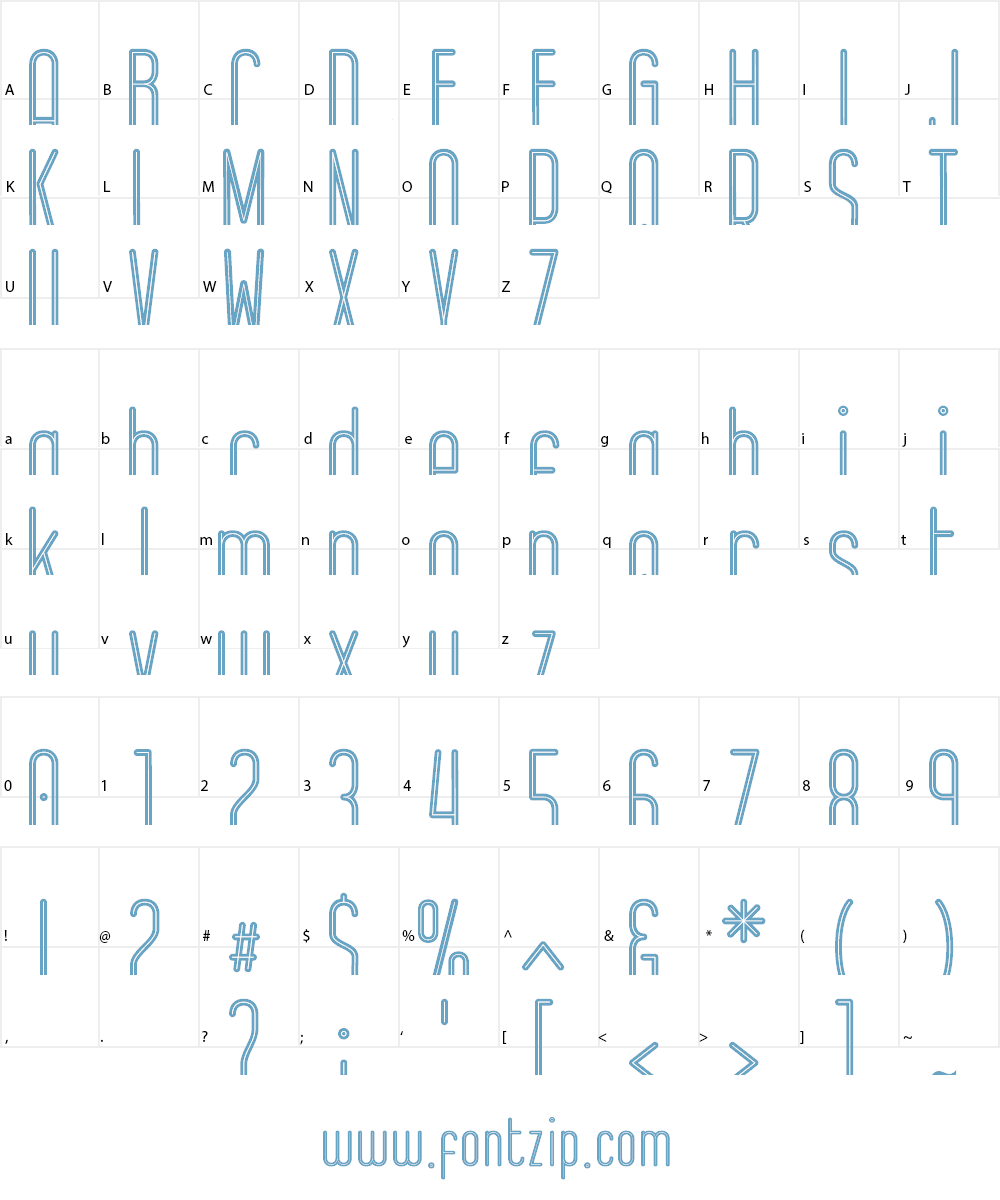 Epicentrum Font Character