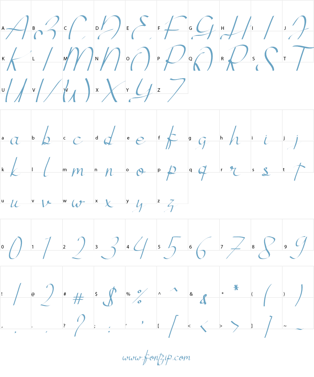 Atthia Font Character
