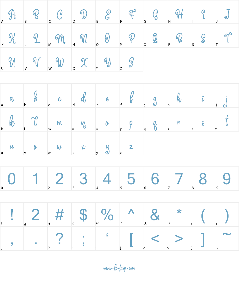Marline Font Character