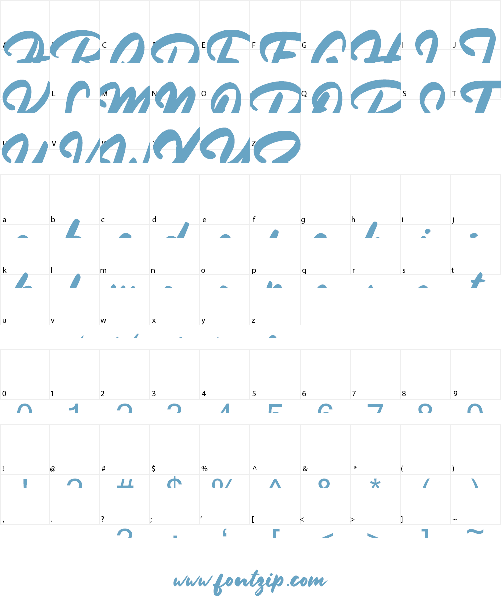 Baleria Font Character