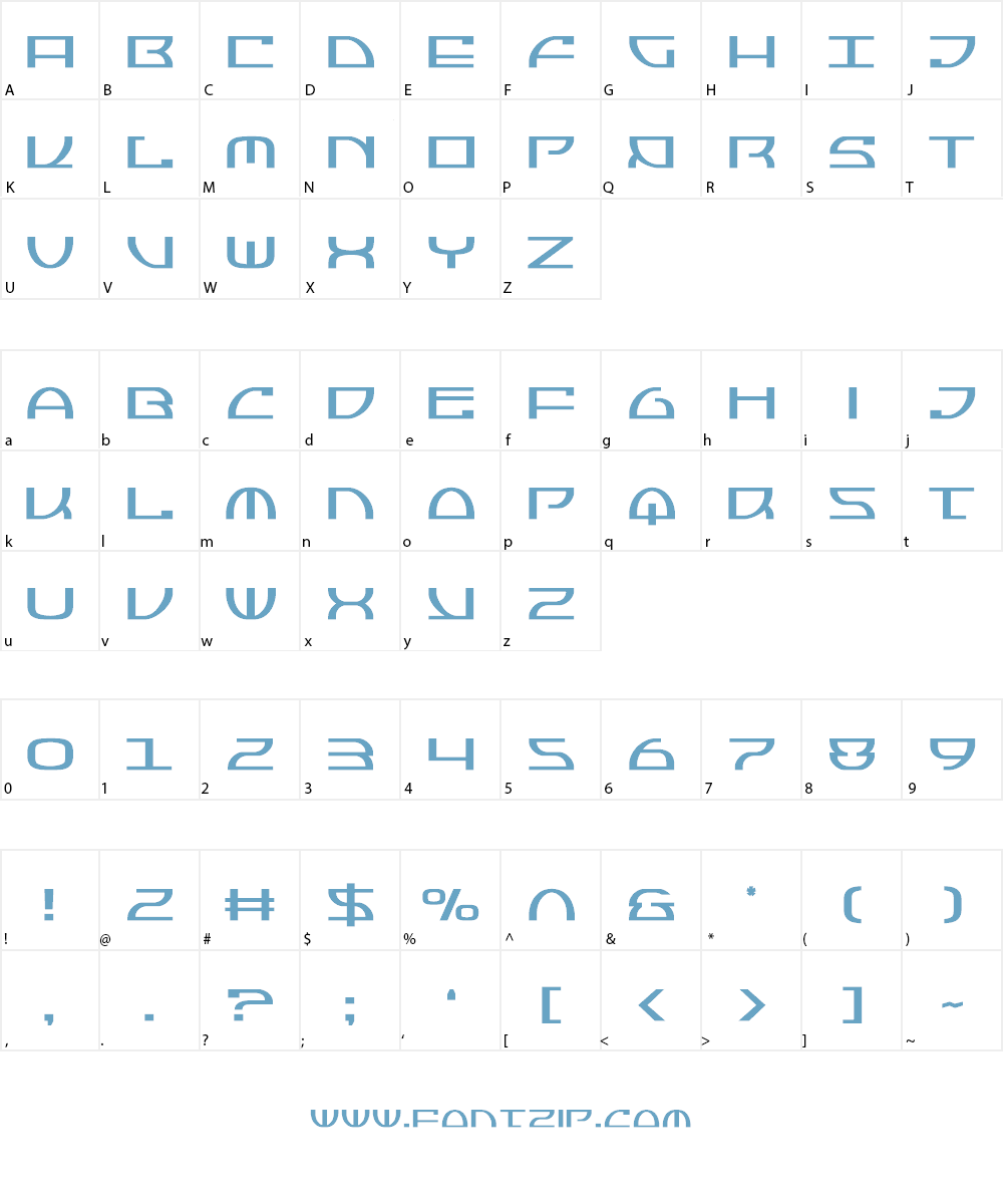 Jumptroops Font Character