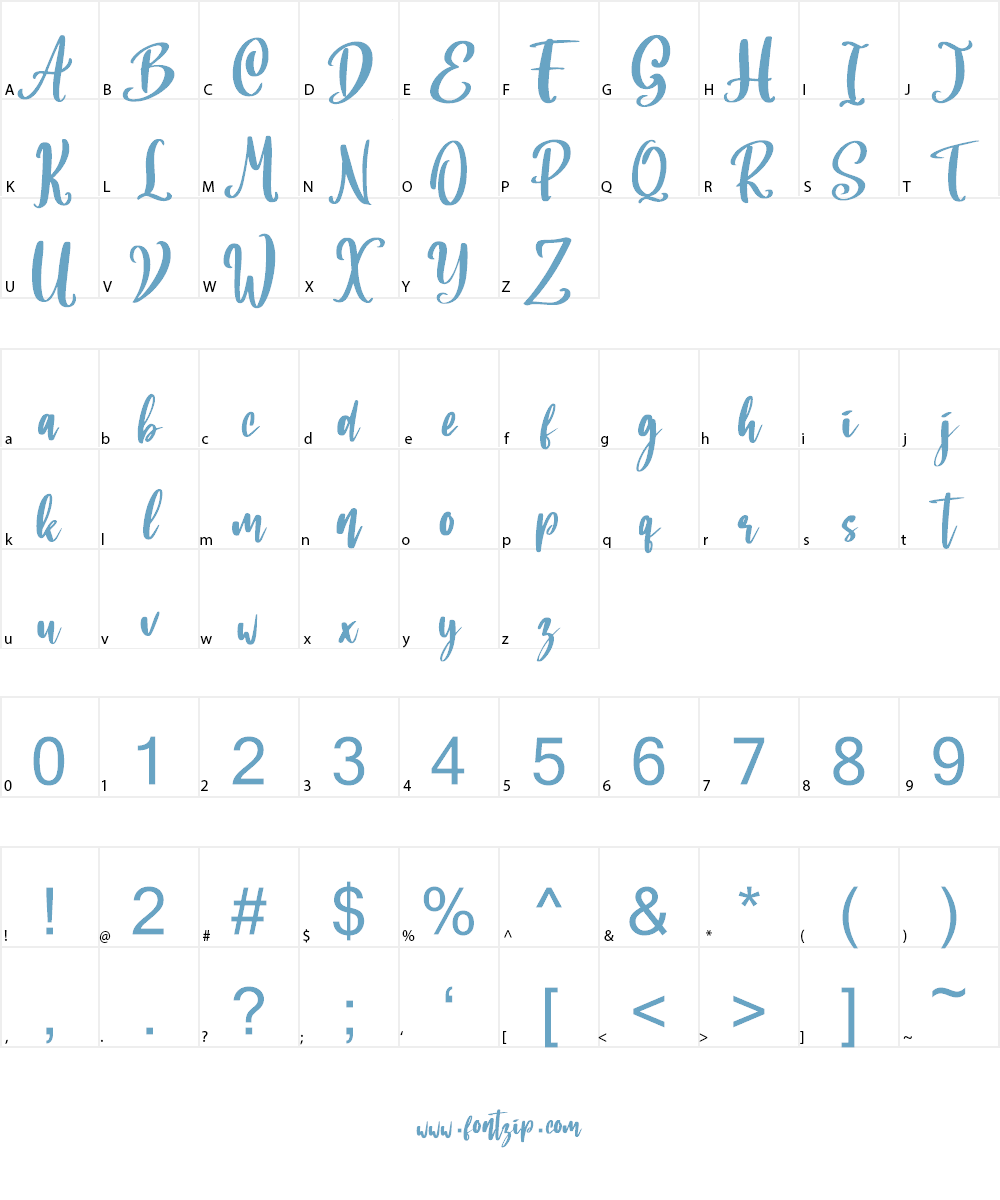 Landmark Font Character