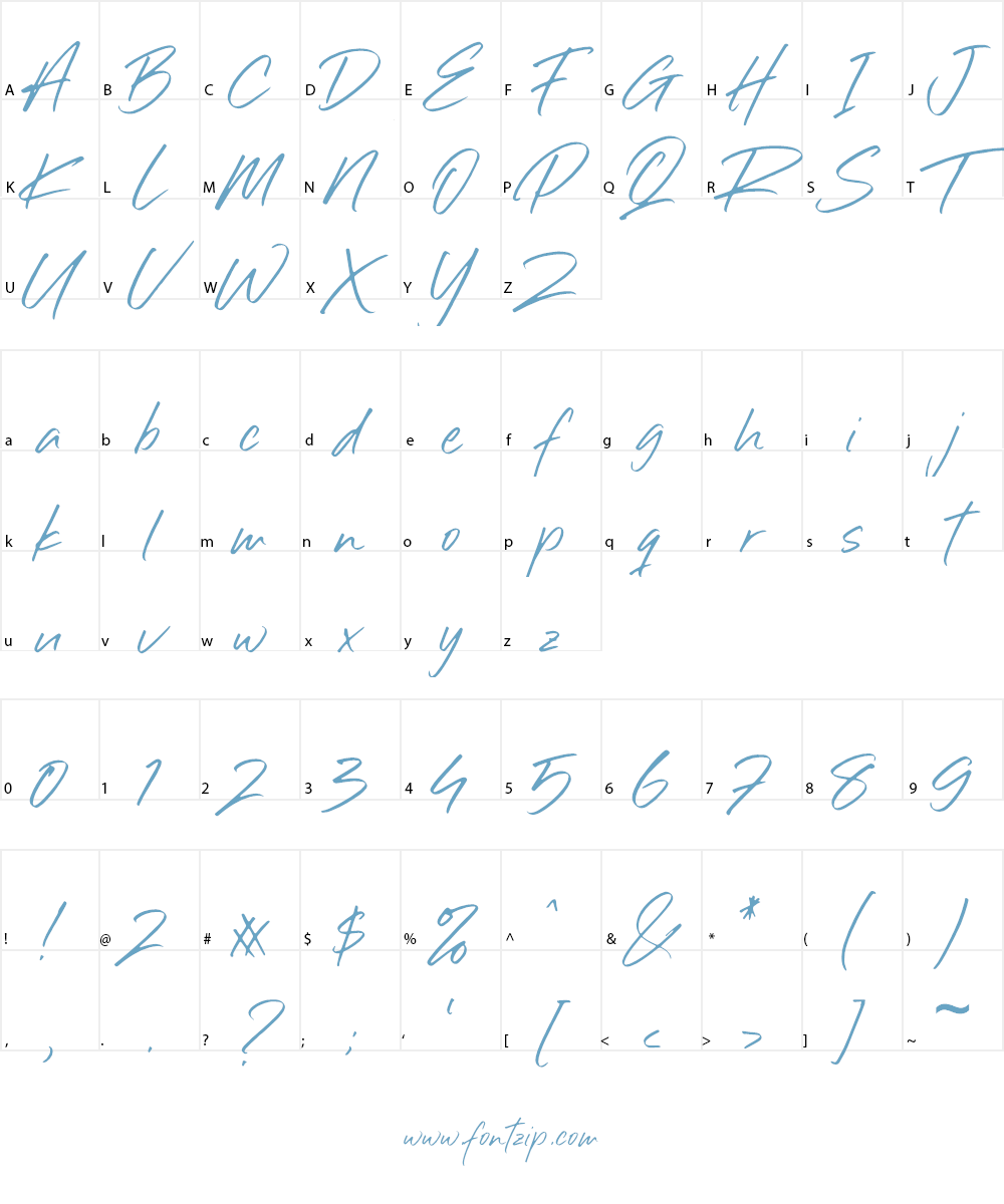 Sillii Willinn Font Character