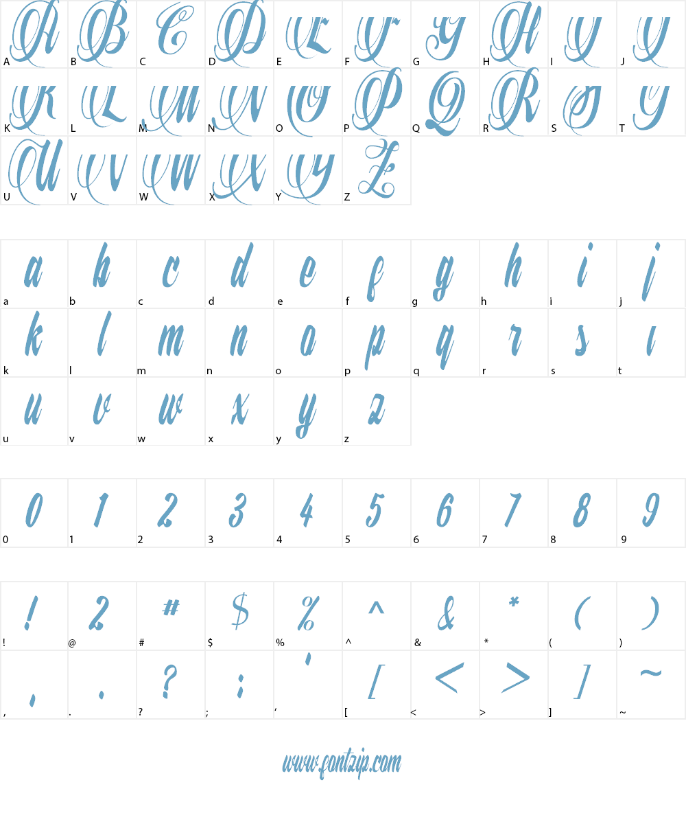 The Parthenon Font Character