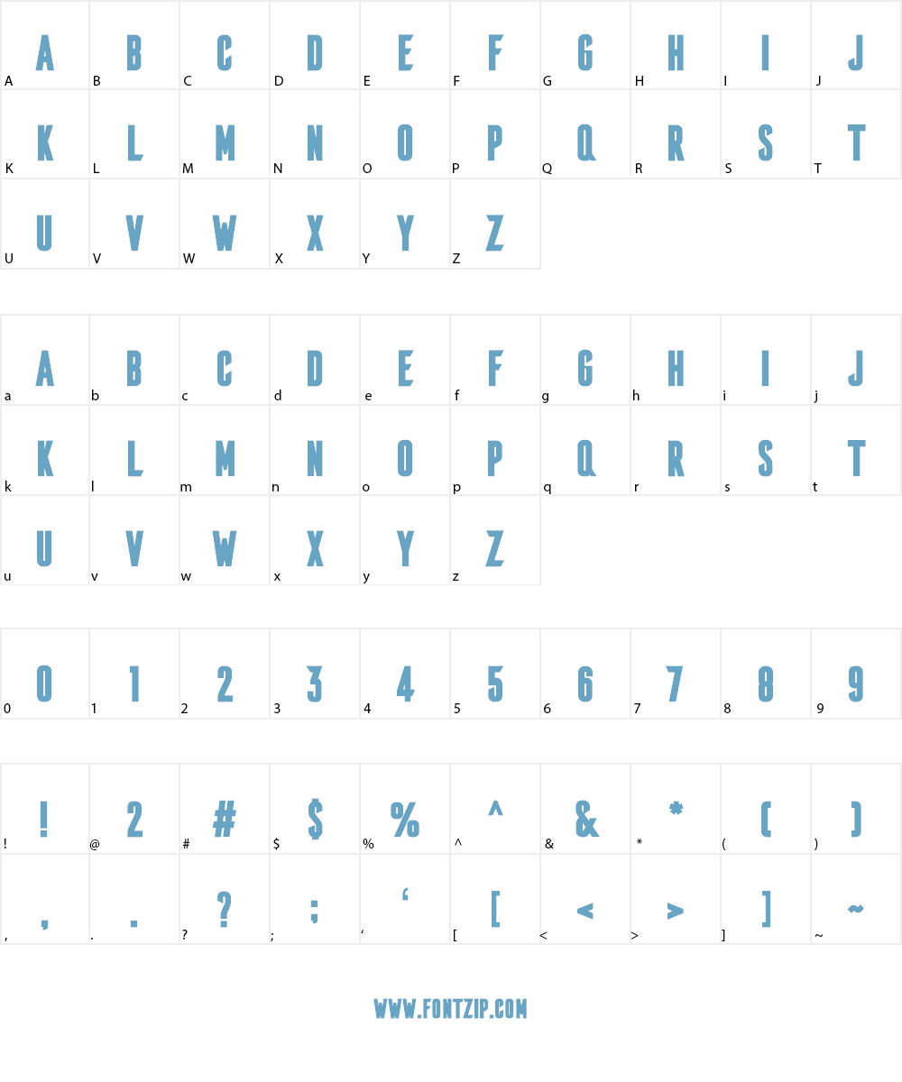 Brandbe (Demo) Font Character