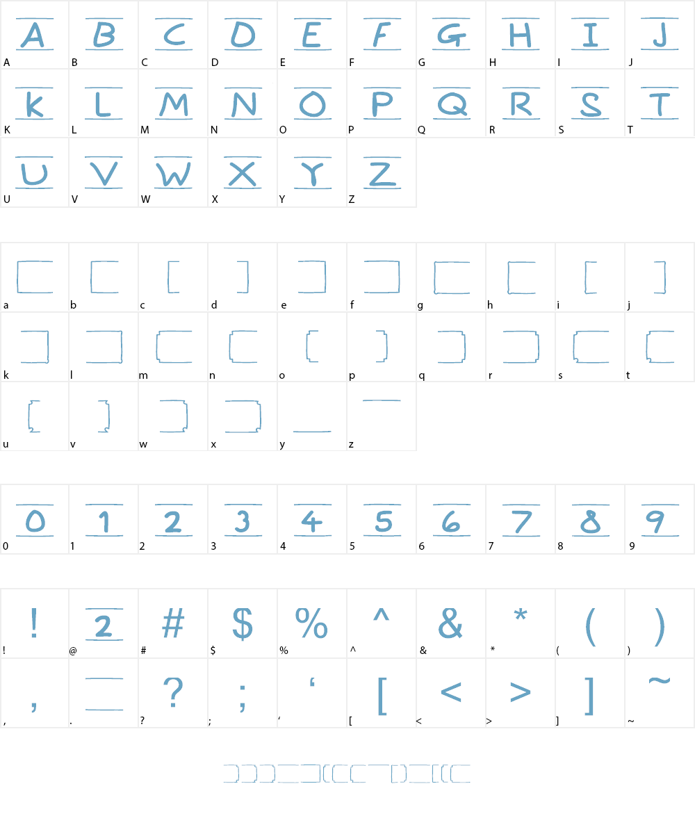 Labelkit Font Character